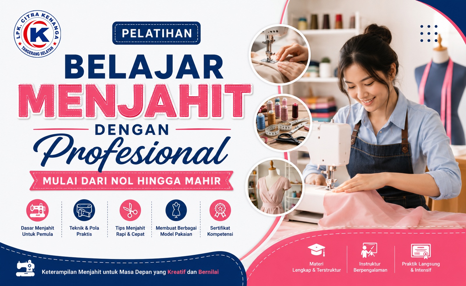 Belajar Menjahit Dengan Profesional: Mulai Dari Nol Hingga Mahir